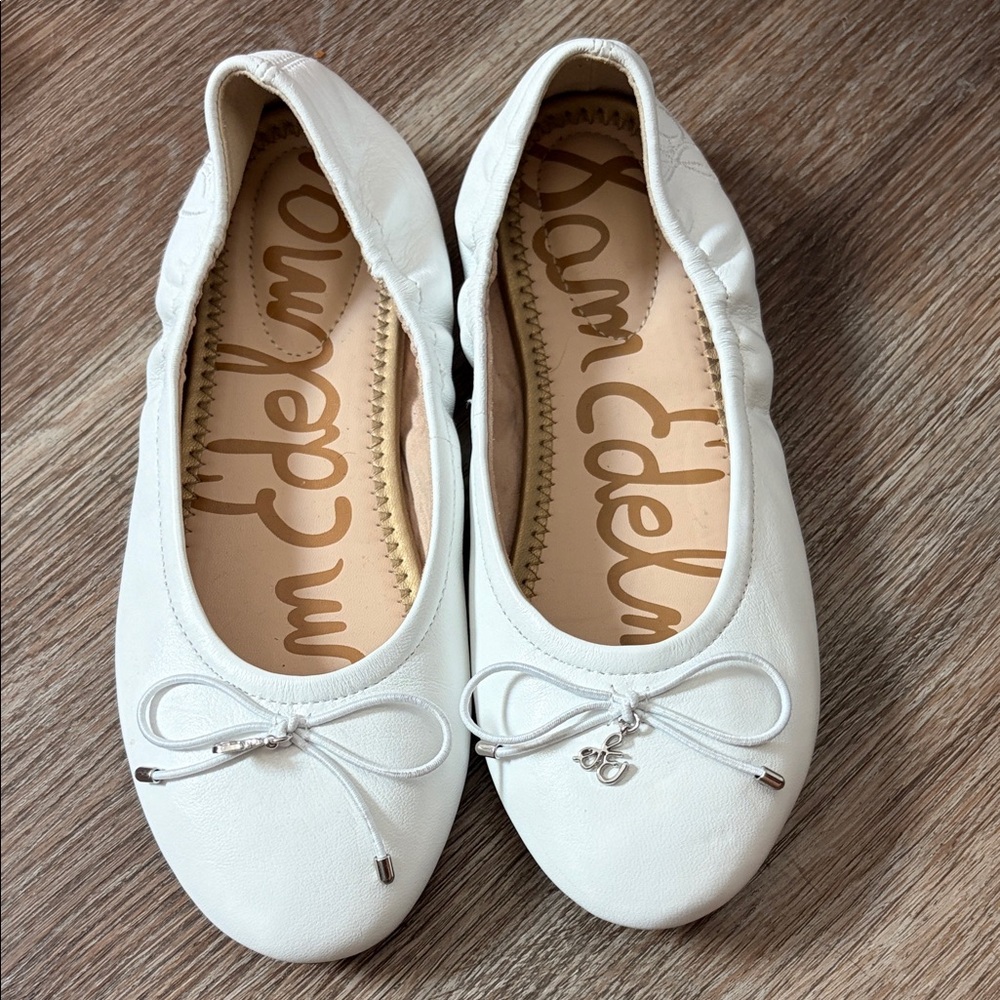 Girls' Sam Edelman Felicia S Flex Flats 4/2.5 new used while trying